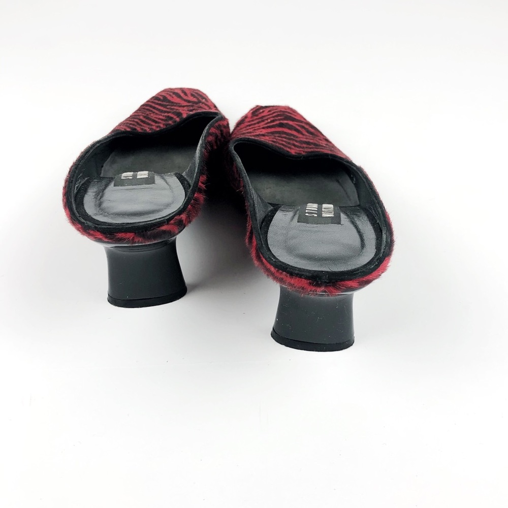 Stuart Weitzman Faux Fur Mule Slides - image 4